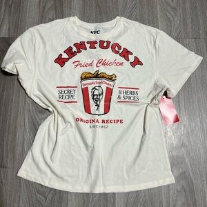 KFC Kentucky Fried Chicken Graphic Tee Womens Small Original Recipe NWT